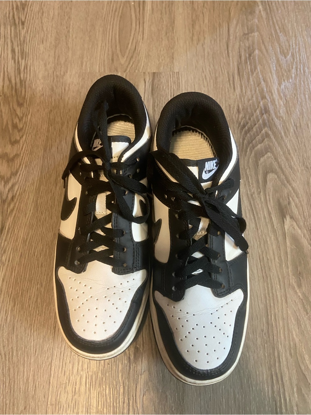 Nike Black and White Low-Top Casual Sneakers